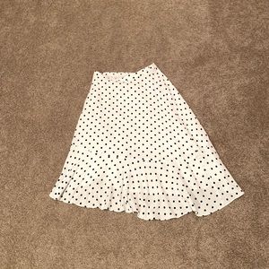 Club Monaco polka dots skirt
